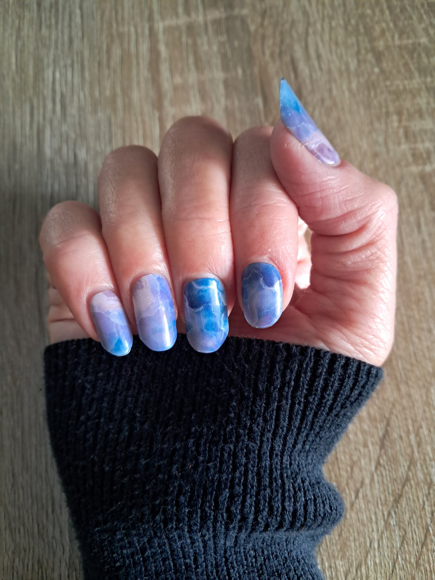 Mermaid Lust Semi Cured Gel Nail Wraps Kit
