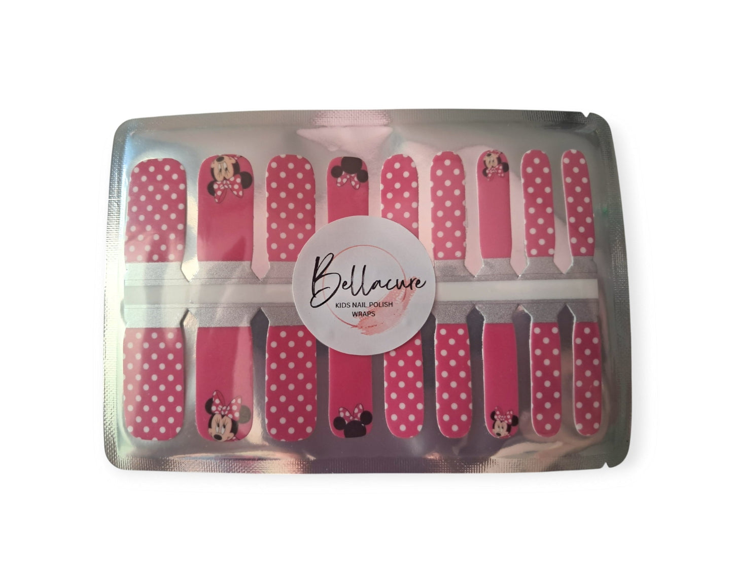 Minnie Mouse Kids Nail Polish Wraps