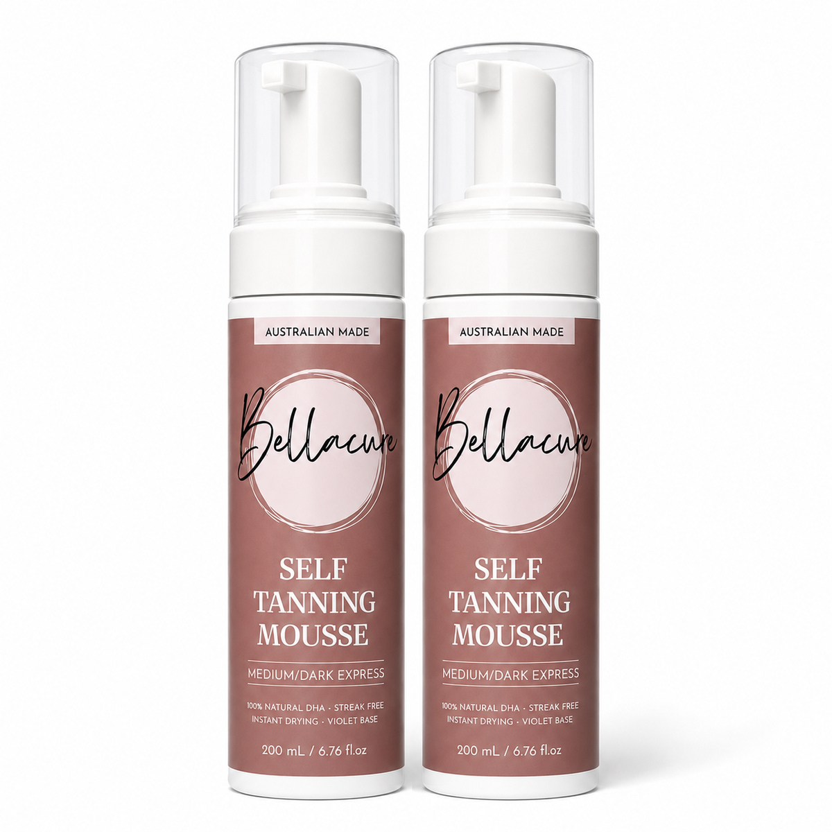 Medium/Dark Express Self Tanning Mousse - 2 Pack