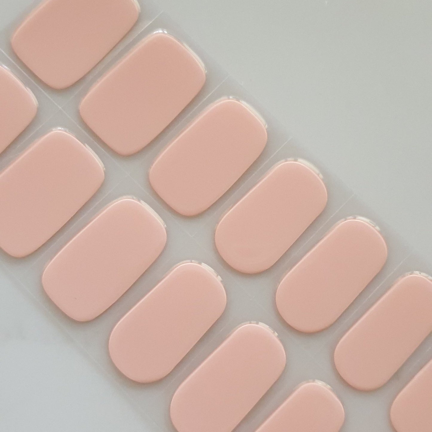 Peaches & Cream Semi Cured Gel Nail Wraps Kit
