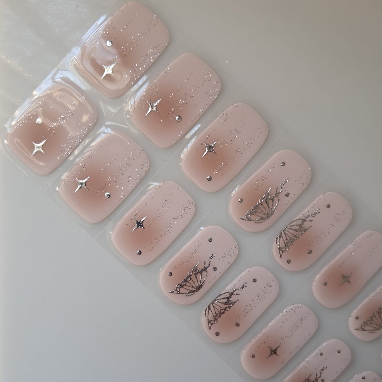 Pixie Dust Semi Cured Gel Nail Wraps Kit