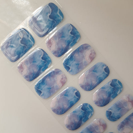 Mermaid Lust Semi Cured Gel Nail Wraps Kit