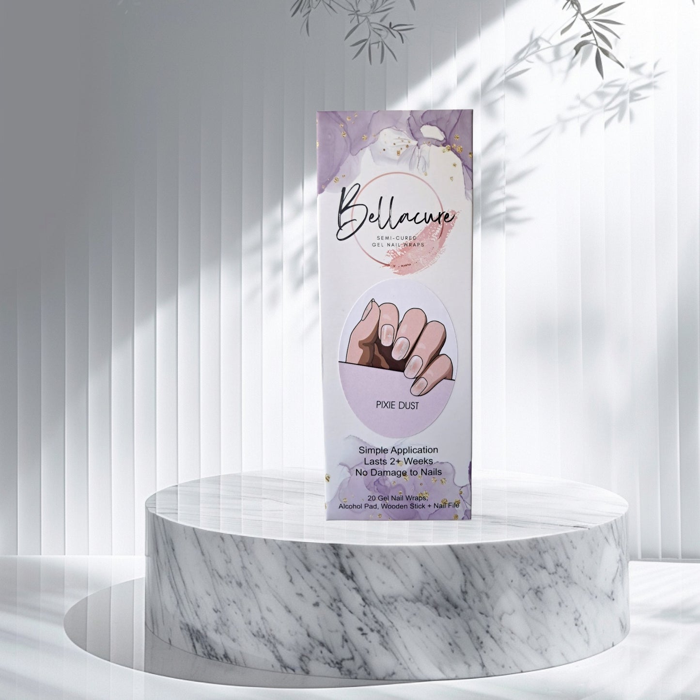 Pixie Dust Semi Cured Gel Nail Wraps Kit