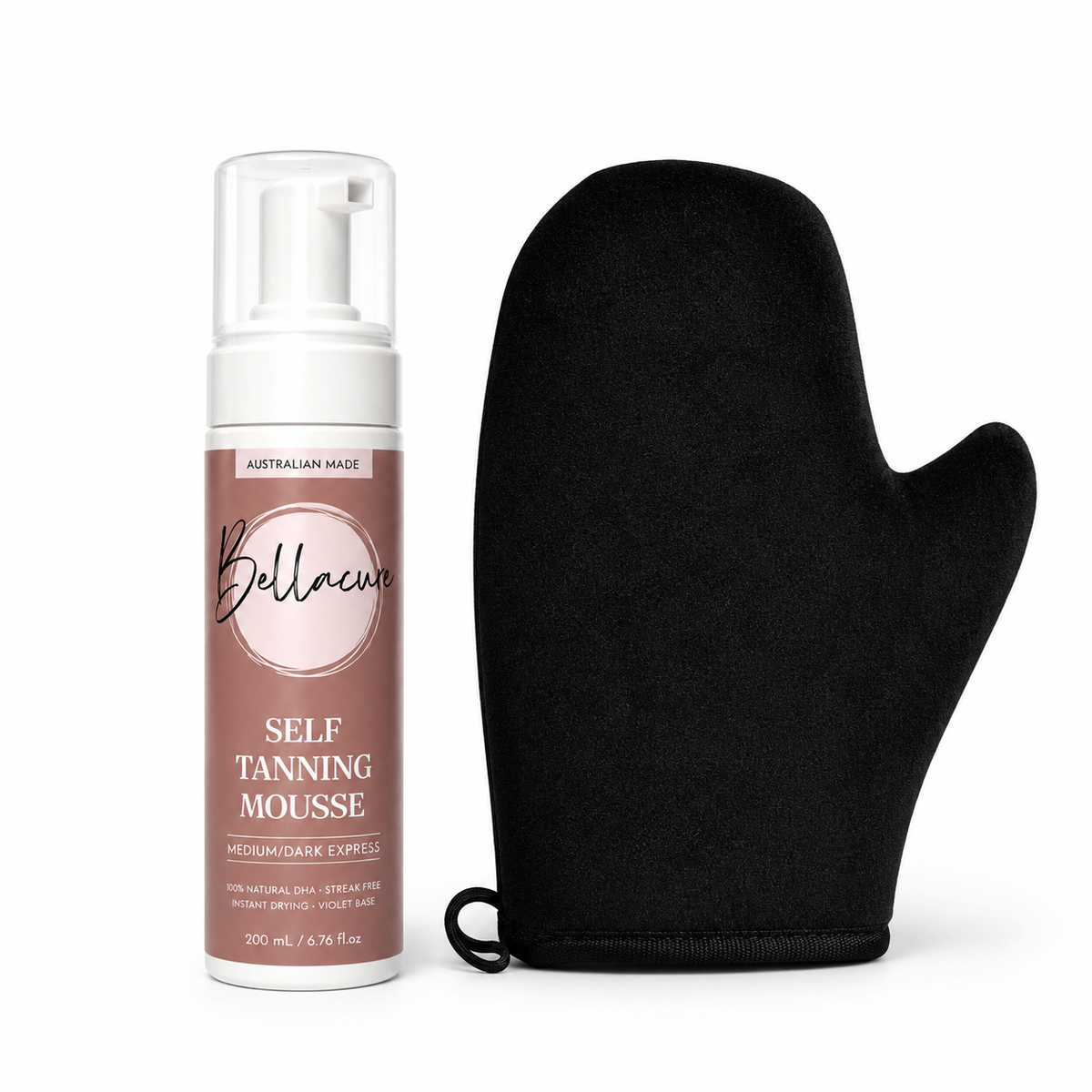 Tan Essentials Bundle - Medium/Dark Tan Mousse + Application Mitt