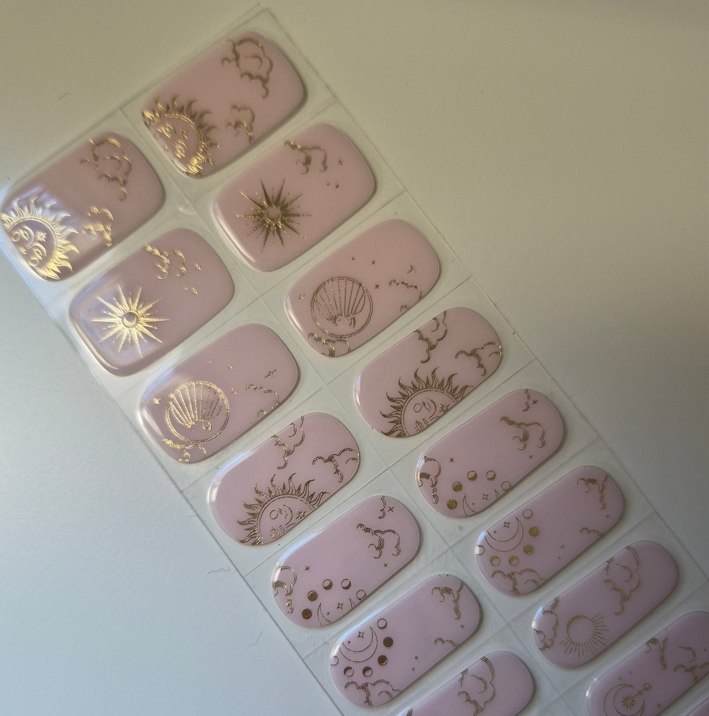 Luna Luxe Semi Cured Gel Nail Wraps Kit