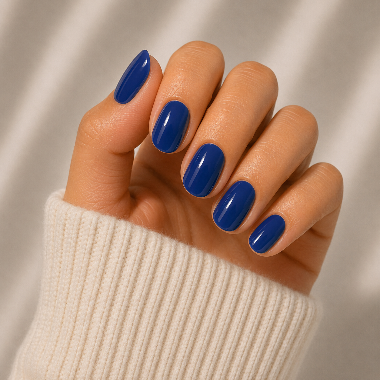 Sapphire Semi Cured Gel Nail Wraps Kit