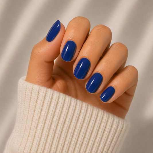 Sapphire Semi Cured Gel Nail Wraps Kit