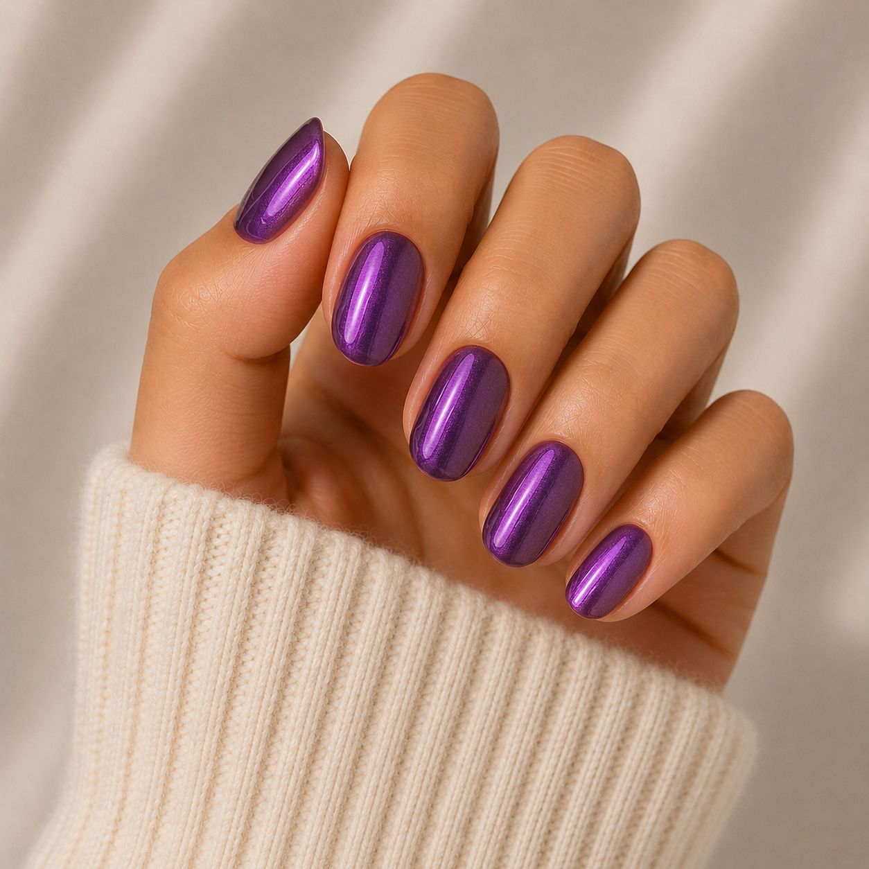Purple Rain Semi Cured Gel Nail Wraps Kit