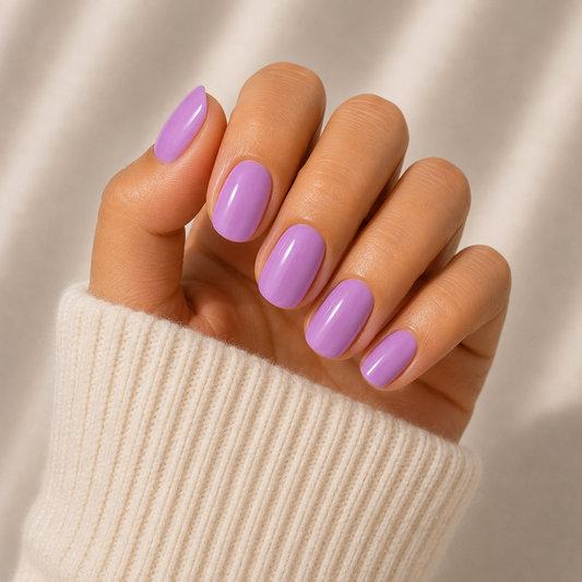 Fuscia Glow (glow in the dark) Semi Cured Gel Nail Wraps Kit