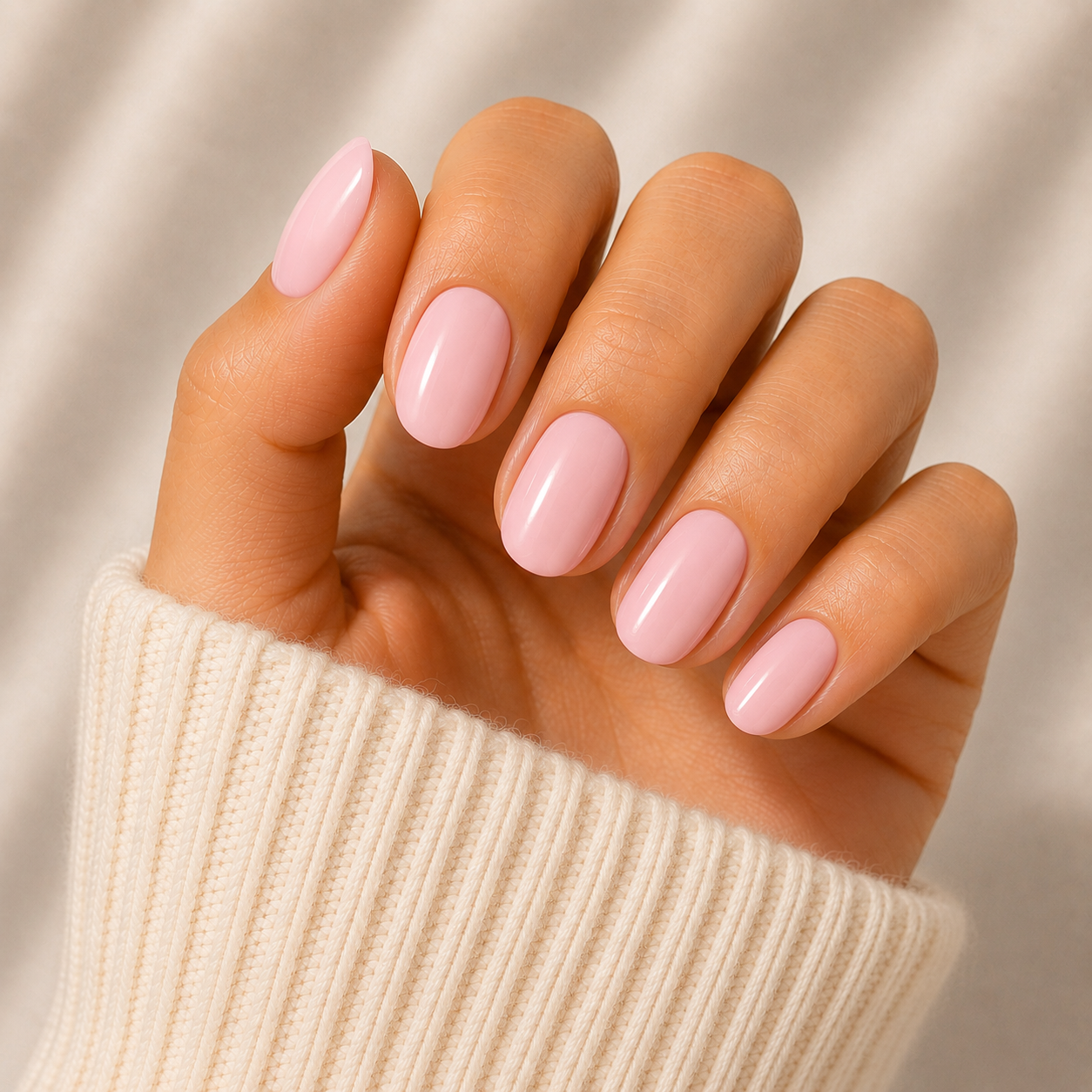Blush Semi Cured Gel Nail Wraps Kit