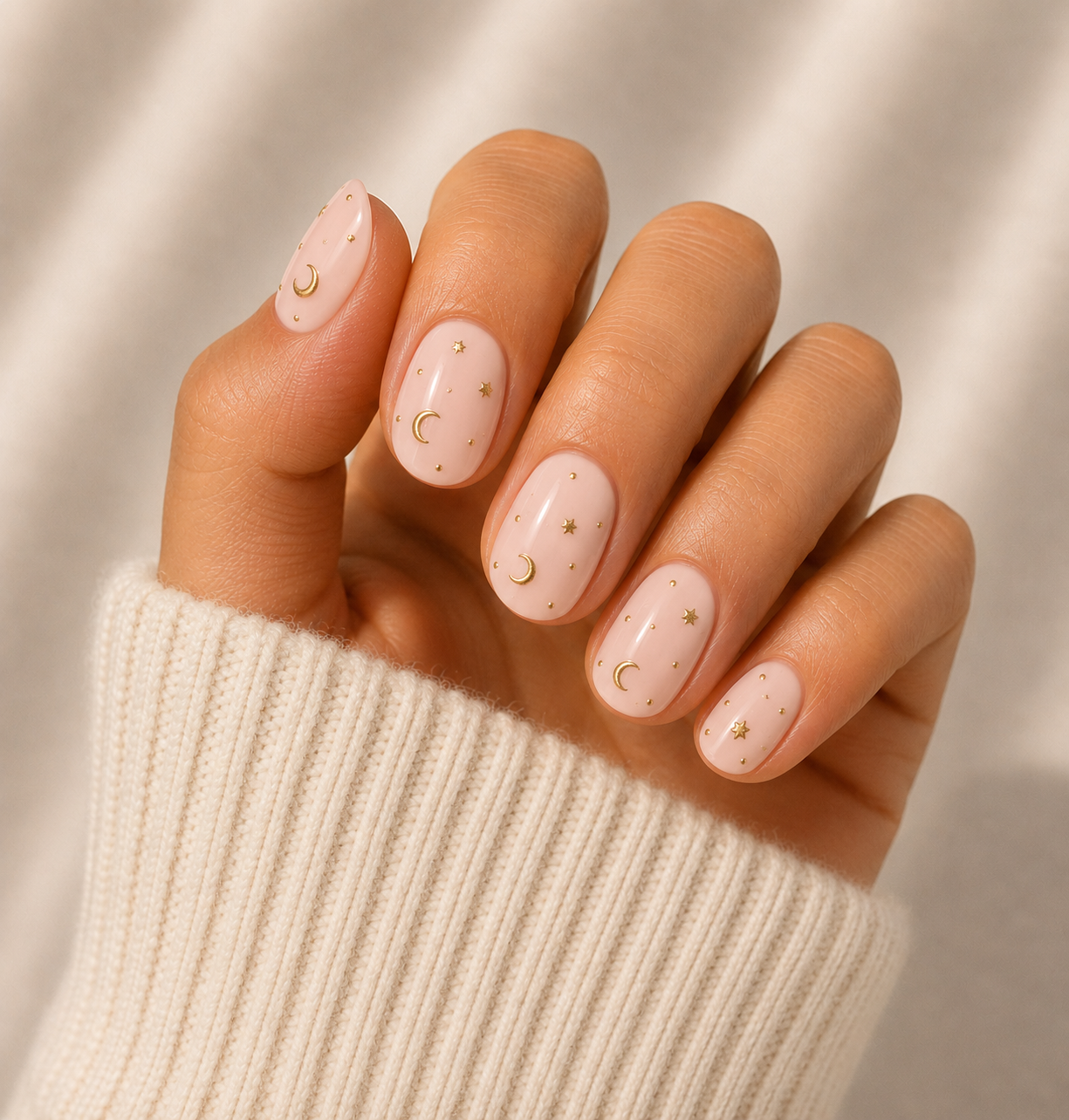 Moonlight Semi Cured Gel Nail Wraps Kit
