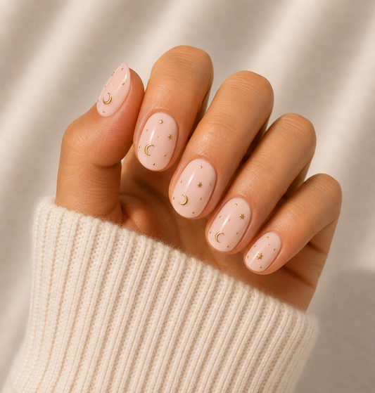 Moonlight Semi Cured Gel Nail Wraps Kit