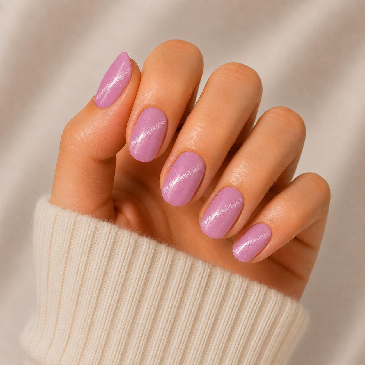 Pink Champagne Semi Cured Gel Wraps Kit